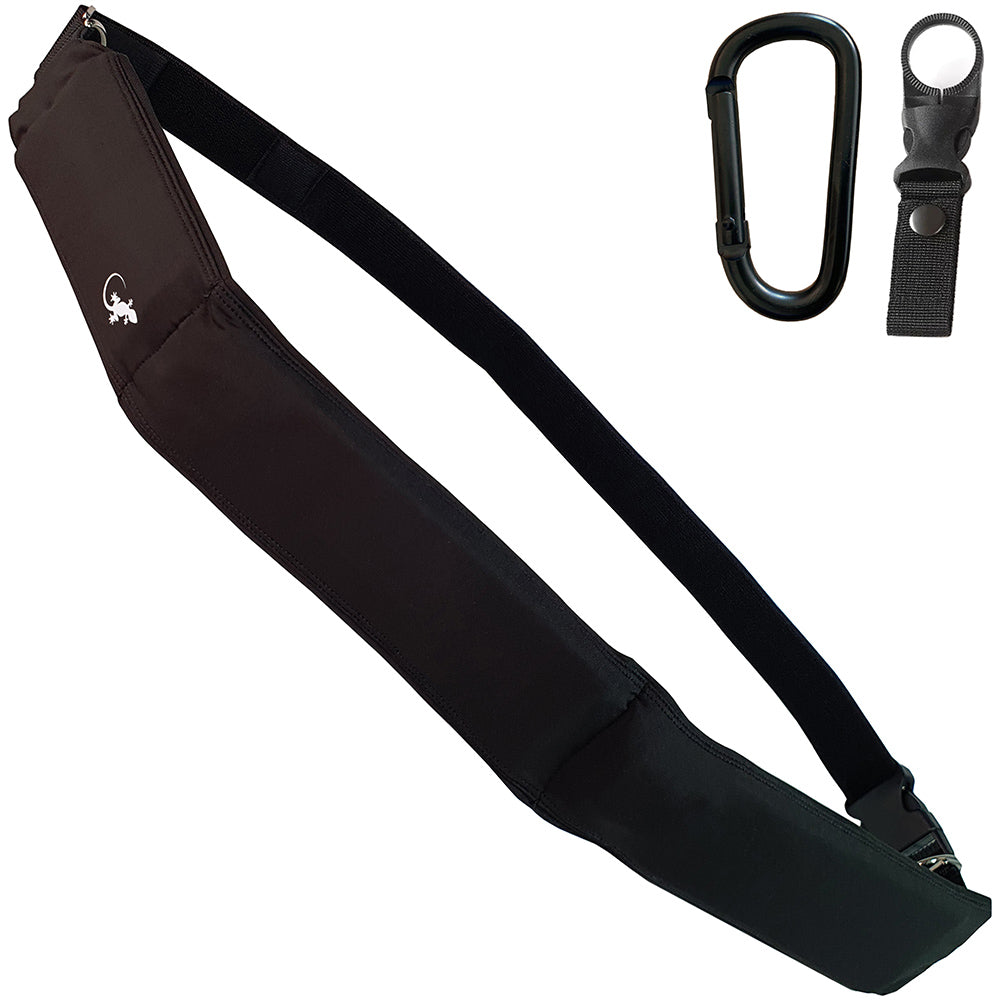 Running Belt - Crossbody Belt Bag - Sling Bag - Adjustable Size Fits A –  Gecko Travel Tech