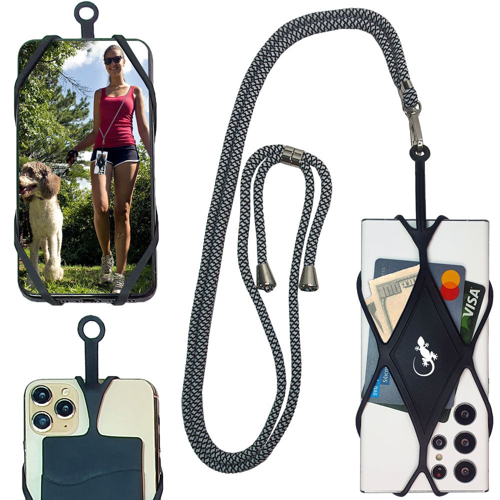 Crossbody Lanyard - Cell Phone Lanyard & DIAMOND SICLICONE - Phone lanyards for Around The Neck