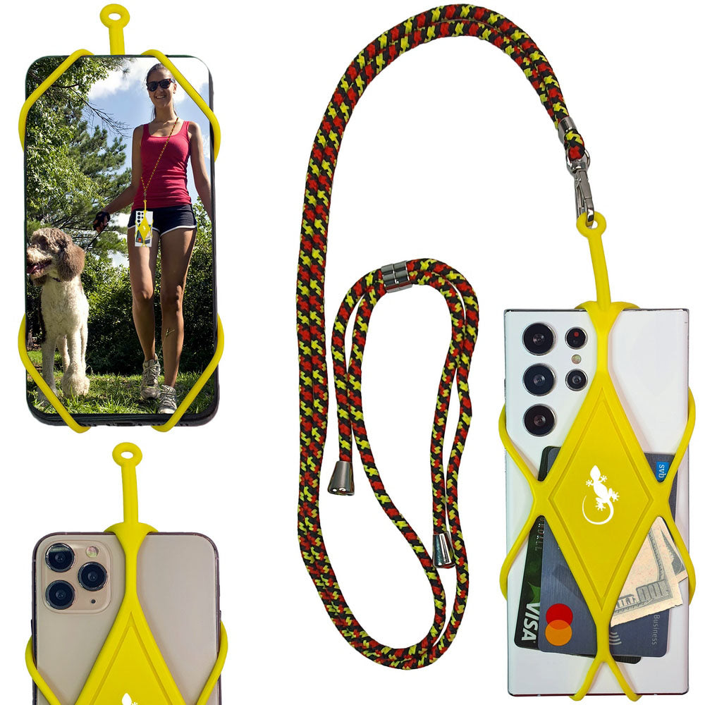 Crossbody Lanyard - Cell Phone Lanyard & DIAMOND SICLICONE - Phone lanyards for Around The Neck