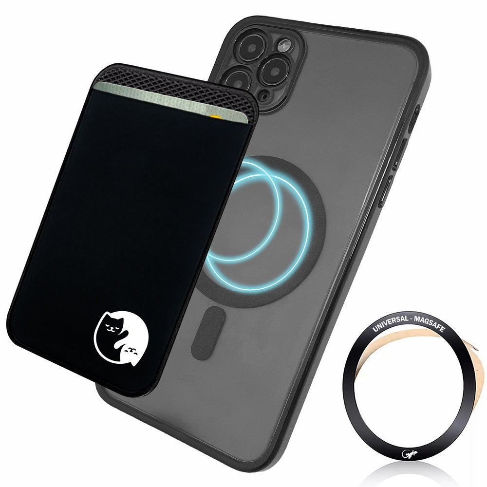 Magnetic Phone Wallet - LYCRA SINGLE POCKET - Magsafe Compatible