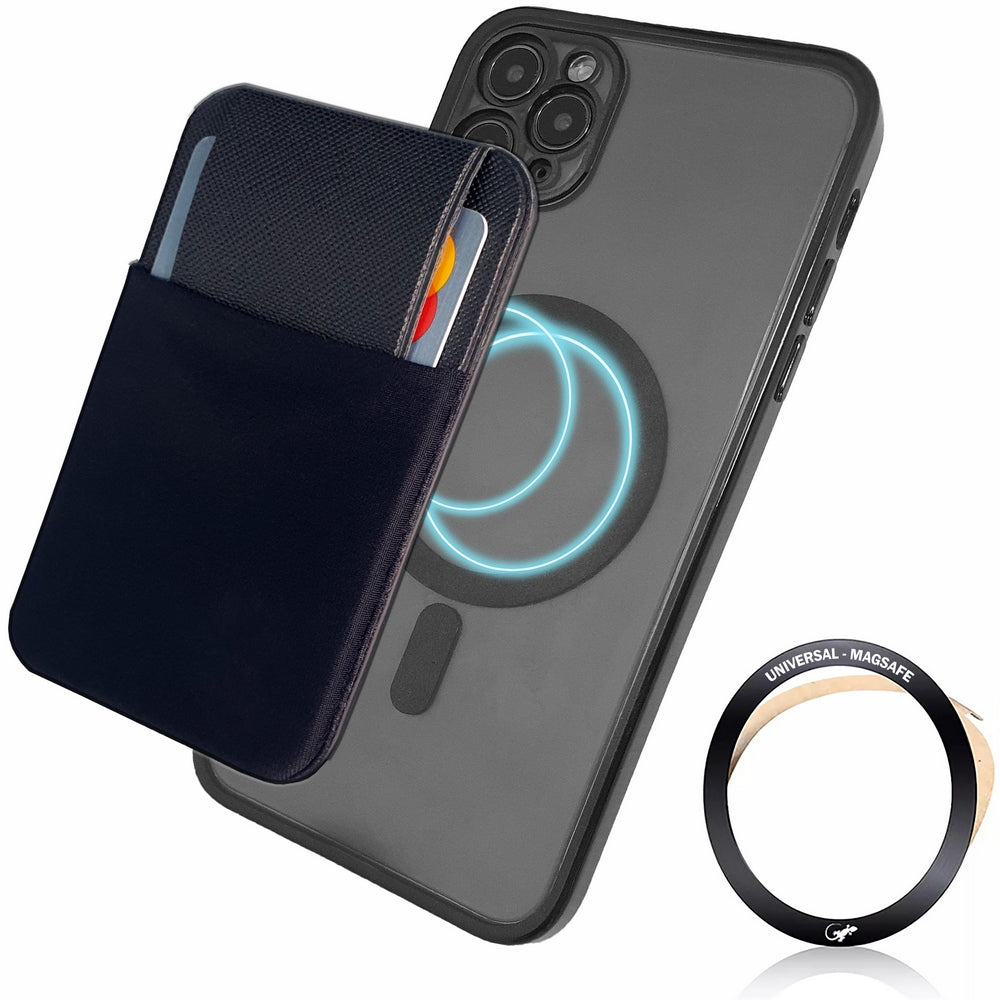 Magnetic Phone Wallet - LYCRA STRAP WALLET - Magsafe Compatible