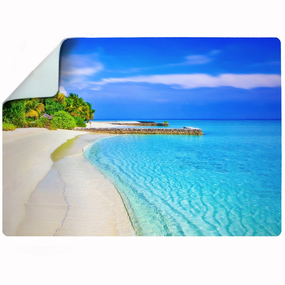Adhesive Mouse Pad - Sticks to Any Surface - Resitck with Gentle Adhsive