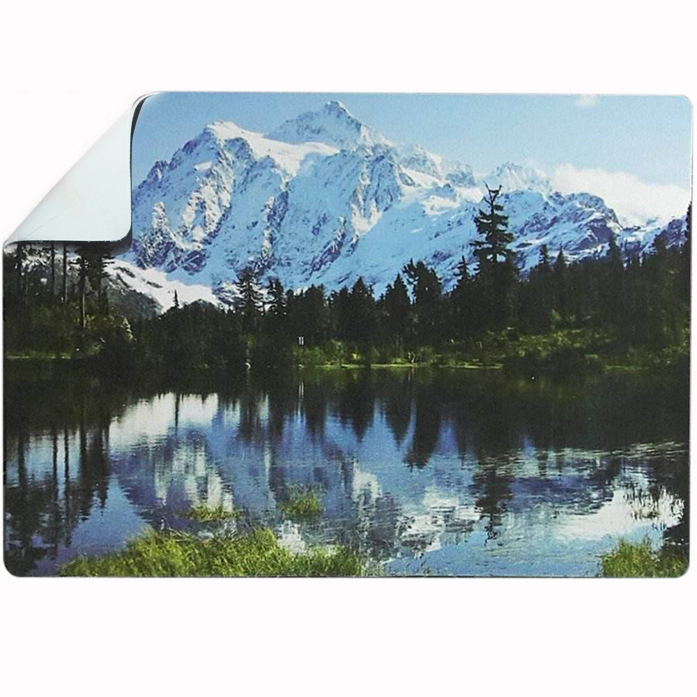 Adhesive Mouse Pad - Sticks to Any Surface - Resitck with Gentle Adhsive