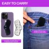 easy to carry mini reading glasses nose glasses pocket size with silicone case 5 pairs readers