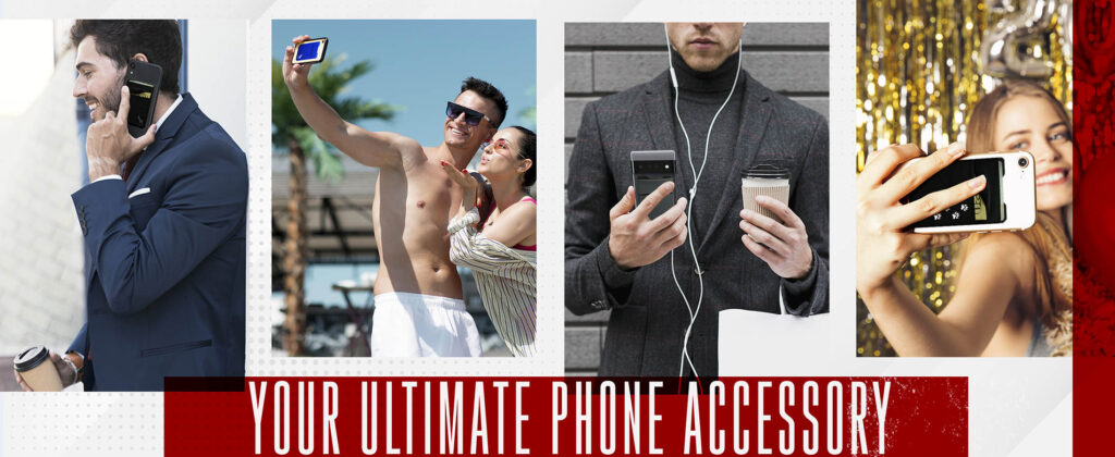 Stick on phone case that carrys your cards and cash and keeps valuables safe