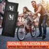 SPEND TIME WITH KIDS - 2 signal isolation bag spend better time with family black signal blocking bag RFID blocking faraday case dark bag for phone data protectoin data theft