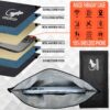 faraday bag rfid blocking signal blocker - BLACK - FARADAY CAGE - 2 aluminium lined bag to block all singals black signal blocking bag RFID blocking faraday case dark bag for phone data protectoin data theft black pouch