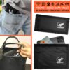faraday bag rfid blocking signal blocker - BLACK - POCKET SIZE - 3 pocket size phone case fits in purses bags and pockets black signal blocking bag RFID blocking faraday case dark bag for phone data protectoin data theft black case