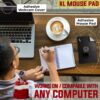 works with any computer adhesive xl mouse pad and web cam cover