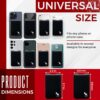 phone wallet card holder - ND - BW - UNIVERSAL PHONE WALLET
