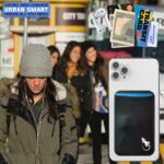 card holder carry cards and cash with a magnetic wallet iphone wallet