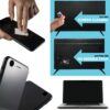 microfiber screen cleaner soft on screen webcam cover for all webcam on all devices privacy guranteed black color