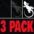 3 PACK - BLACK MIXED